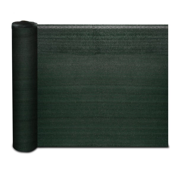 Zaunblende "Marius" - Schattiergewebe 150g/m² mit Befestigungszubehör - Sonnenschutz Sichtschutz Windschutz / 1,5 x 6 m - Grün
