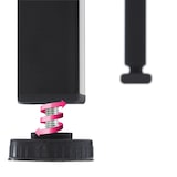 thumbnail of tectake Garderobekast - 73,5x36x184cm, Industrieel hout donker, rustiek - 404533