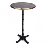 thumbnail of Table haute de bistrot MONCEAU - Marbre Noir - Laiton