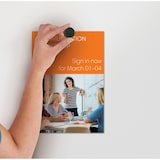 thumbnail of Ímanes magnéticos para quadro branco Nobo, embalagem de 10 ímanes coloridos de 13 mm.