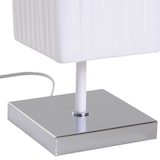 thumbnail of HOMCOM Lampada da Terra Design Moderna Salotto in Tessuto Bianco