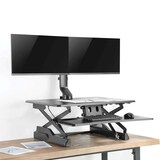thumbnail of Tripp-lite DDR1727DC Dual-Display Monitor Arm with Desk Clamp and Grommet for 17"- 27" Monitors