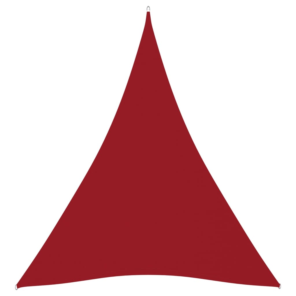 vidaXL Sonnensegel Oxford-Gewebe Dreieckig 4x5x5 m Rot