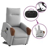 thumbnail of vidaXL Massagesessel mit Aufstehhilfe Elektrisch Wolkengrau Stoff