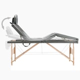 thumbnail of Helloshop26 - Massageliege mit 4 Segmenten Holzrahmen Massagebank Kopfstütze verstellbare Armlehne klappbare Massageliege tragbar 02_0001802
