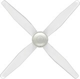 thumbnail of CasaFan Libelle Deckenventilator  (Ø) 132 cm Flügelfarbe: Transparent Gehäusefarbe (Details): Lack-W