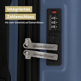 thumbnail of 3tlg. Hartschalenkofferset mit Schloss KENDO ABS Material, Hartschalenkoffer mit Rollen Trolley Koffer Reisekoffer Reisekofferset Gepäck, Blau