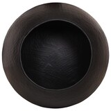 thumbnail of Table basse martelée en aluminium Ø 50x30 cm noir Modèle Renaissance Design