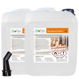 thumbnail of 20 LIter Bioethanol 100% im 10-Liter-Kanister für Ethanol-Kamine-2 x 10 Liter