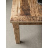 thumbnail of Esszimmertisch WL5.077 Braun 80 x 80 x 76 cm Mango Massivholz, Design Landhaus Esstisch Massiv, Tisch für Esszimmer Quadratisch, Küchentisch für 4