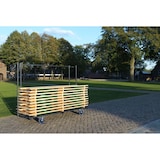 thumbnail of Festzeltgarnitur Transportwagen Standard, für 10 komplette Festzeltgarnituren, Hammerschlag, 230x59-89x170cm (BxTxH), T90800