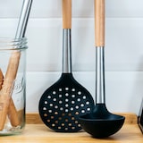 thumbnail of BRA Market - Cazo / Cucharón de Cocina en Acero Inoxidable, Silicona y Madera