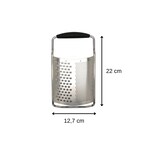 thumbnail of 2er-Set Fackelmann 2-in-1 Käsereiben aus Edelstahl, 22 cm