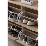 thumbnail of WOHNLING Schuhschrank WL5.828 Holz 120x81x24 cm Schuhregal Modern Schuhkipper