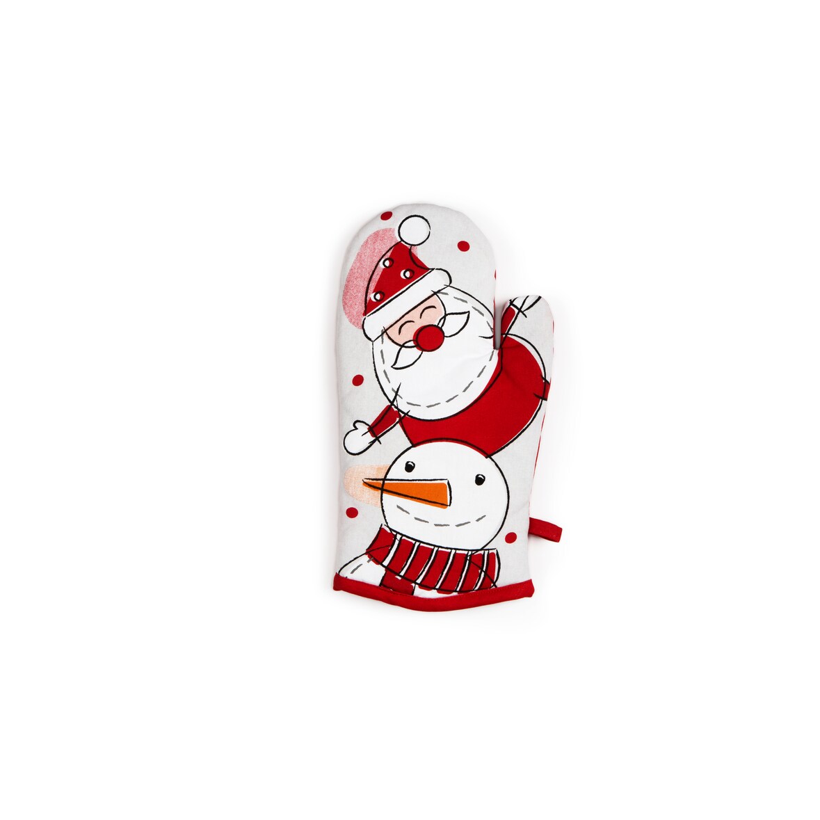 Excelsa Ofenhandschuh Snowman Baumwolle 32Xh2X18 Cm Bunt
