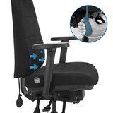 thumbnail of Bureaustoel PHOENIX PRO I Stof zwart hjh OFFICE