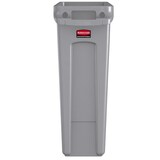 thumbnail of Rubbermaid Slim Jim Mülleimer mit Belüftungskanälen | 87 Liter, HxBxT 76,2x28x56cm | Grau von PROREGAL