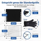 thumbnail of VIOKS Backblech passend wie Bauknecht 481241838128 mit Grillrost und 2x Ofenhandschuhe