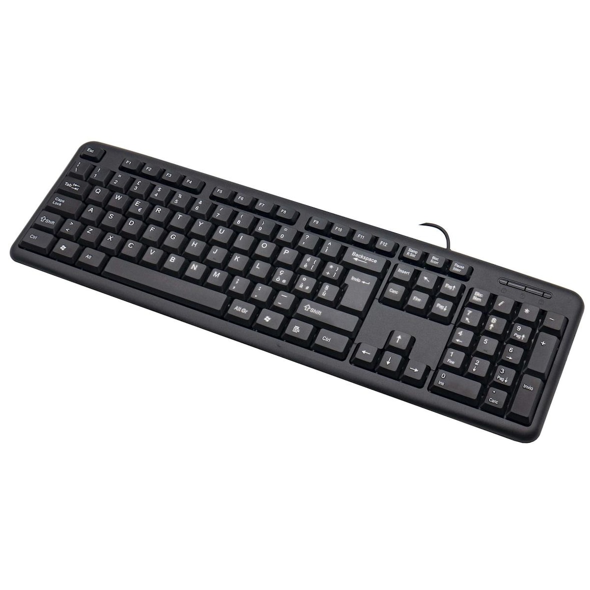 Tastiera Cablata Usb Con Filo Da Scrivania Ufficio Economica Computer Fisso Pc