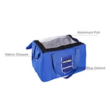 thumbnail of METRO PROFESSIONAL Bolsa isotérmica, polietileno/poliéster, 35 x 52 x 35 cm, 65 L, azul