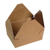 thumbnail of DeinPack 40x Take Away Box 2500ml I Bio Speisebox mit Faltdeckel Pappschachtel rechteckig