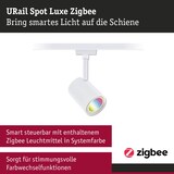 thumbnail of Paulmann URail Schienenspot Smart Home Zigbee 3.0 Luxe   GU10 350lm 4,8W RGBW+ dimmbar 230V Signalweiß 95663