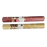 thumbnail of 14 Rollen Airlaid Kerst Tafelloper 3-in 1 – 40 x 320 cm – Kerstmotief – Tafelloper, Placemats & Tête-à-Tête – Bordeauxrood en Goud