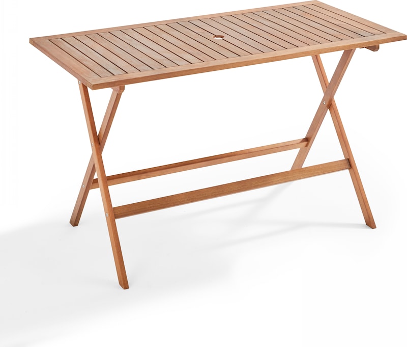 Klappbarer Gartentisch aus Eukalyptusholz - Oviala