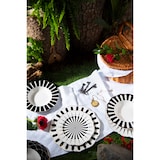 thumbnail of Excelsa Geschirrset 18-Teiliges Alice Porzellan Weiß Und Schwarz