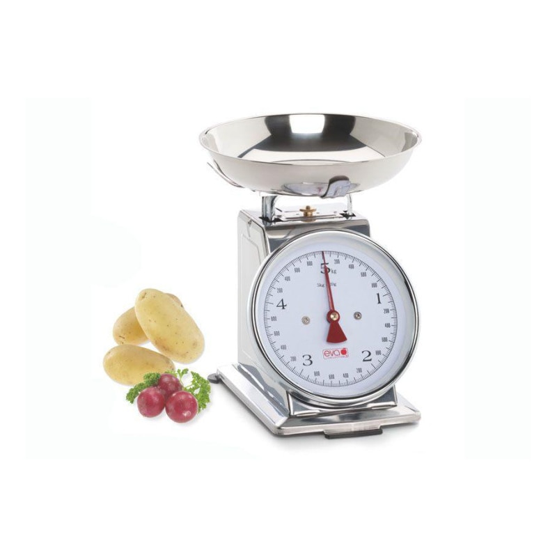 Bilancia Cucina Inox Con Piatto 5 Kg