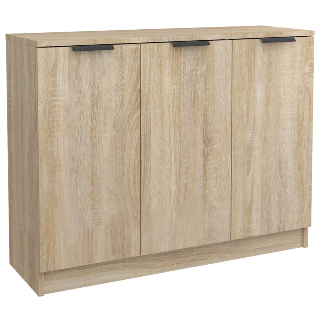 Helloshop26 - Buffet bahut commode armoire meuble de rangement organisateur cuisine salle de séjour salon sonoma 90,5 x 30 x 70 cm 02_0031728