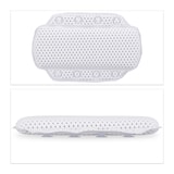 thumbnail of Relaxdays Badewannenkissen, Badekissen mit Saugnäpfen, Spa, Wannenkissen für Kopf & Nacken, 19,5 x 30,5 x 3,5 cm, weiß