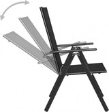 thumbnail of vidaXL 7-tlg. Garten-Essgruppe Aluminium Schwarz