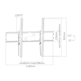 thumbnail of equip 60"-100" Tiltable Curved TV wall mount max 100 kg