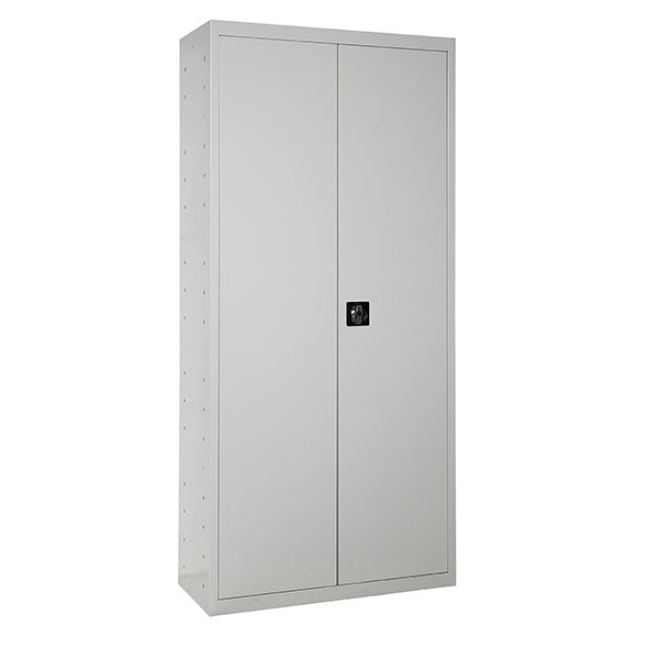 SimonRack Armadio Metallico 1800x800x400, 2 Porta, 4 Ripiani, Portata 75 kg per Ripiano, Grigio - Simonlocker
