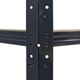 thumbnail of shelfplaza BLACK 230x60x30 cm Eckregal in schwarz mit 6 Böden und 145 kg Traglast pro Boden