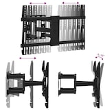 thumbnail of vidaXL TV-Wandhalterung 37-80 Zoll Bildschirm Max VESA 600x400 mm 40kg