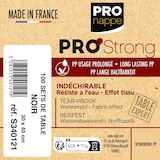 thumbnail of Pronappe - Réf.S340121I - Carton de 500 Sets de table SPUNBOND - matière recyclable 100% polypropylène - 30x40 cm - 5 barquettes de 100 sets Noir