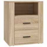 thumbnail of Table de chevet Chêne sonoma 50x36x60 cm Bois d'ingénierie – Modèle Magique