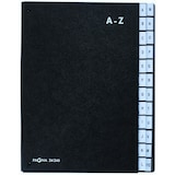 thumbnail of DURABLE Trieur alphabétique Noir int papier recyclé. 24 compartiments (A-Z). Format 26,5x34cm