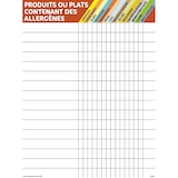 thumbnail of BEQUET Panneau mural fil nylon 'PRESENCE ALLERGENES' blanc 30x40cm x1