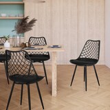 thumbnail of Gartenstuhl / Esszimmerstuhl BEGIO S Kunststoff schwarz hjh LIVING