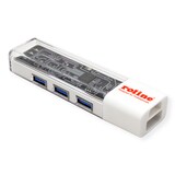 thumbnail of ROLINE Mobile USB 3.2 Gen 1 Hub, 4 porte, cavo di collegamento tipo A+C