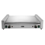 thumbnail of HENDI Rollengrill XL - 2 Zonen, 14 Rollen, Silber, 220-240V/2000W, 732x590x(H)168mm