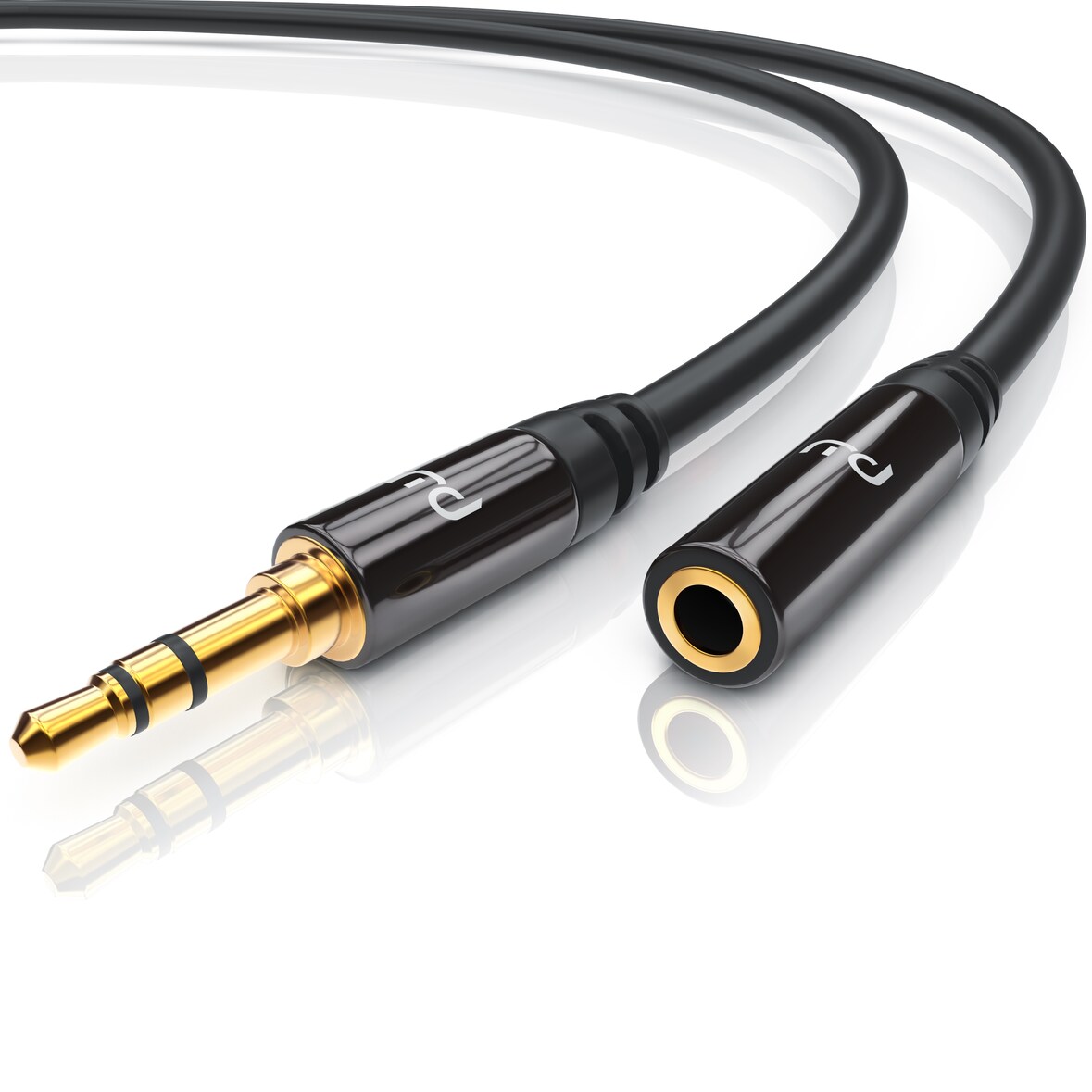 Primewire 3,5-mm-Klinke Audio-Kabel, AUX,  HiFi Audio Klinkenkabel / Verlängerungskabel - 10m