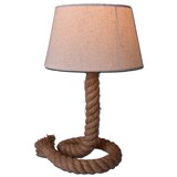 thumbnail of Näve Tischleuchte mit Textilschirm "Rope" h: gesamt 40cm