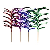 thumbnail of PAPSTAR 144 Deko-Picker 12 cm farbig sortiert "Palmblätter"