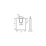 thumbnail of Cadenas à clé 510p anse protégé 40 mm