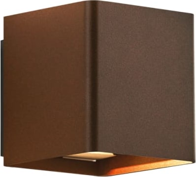 GHEE EVO - Applique LED 10W per Esterno IP65, Orientabile 30-130°, 4000K, Corten, Luce Progettuale - Rossini Group