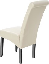 thumbnail of tectake Silla de comedor ergonómica - Juego de 4 crema